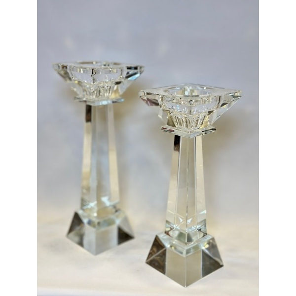 Decolyra 2'Lİ KRİSTAL BABA ŞAMDAN DEKOR GAGA-628